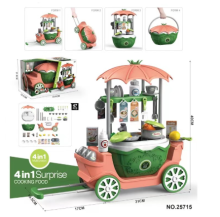 Mijn Hummeltje Candy Cart™   Interactieve Speelkar in Verschillende Thema’s Perzik/Groen (incl. Trolley)   Koken | Educatief Speelgoed