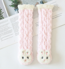 Mijn Hummeltje Mini Fashion™   Extra Warm   Lange Baby Sokjes Roze konijn / S (0–12 maanden) | Educatief Speelgoed