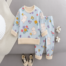Mijn Hummeltje Mini Fashion™   Kinder Cartoon Fleece Pyjama Blauw – Tuinbeer / Maat 80 (12 18 maanden) | Educatief Speelgoed