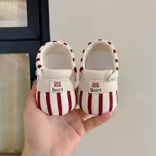 Mijn Hummeltje Mini Fashion™   Veilig & Comfortabel   Lente Baby Slofjes Rood / 16 (5 8 maanden) | Educatief Speelgoed