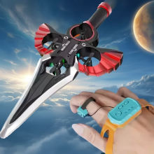 Mijn Hummeltje AirBlade – Speels & Interactief – RC Vliegend Speelgoed met Zwaarddesign Gebarenbediening / Rood | Educatief Speelgoed