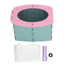 Mijn Hummeltje BabyCare – Praktisch & Draagbaar – Opvouwbaar Kinderpotje Toilet Roze Groen | Educatief Speelgoed