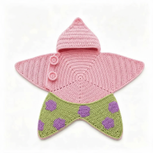 Mijn Hummeltje CozyStar – Zacht & Handgemaakt – Gebreid Baby Jumpsuit met Stervormig Ontwerp Roze Groen / 93 (18–24 maanden) | Educatief Speelgoed