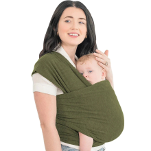 Mijn Hummeltje ComfortCarry – Rugvriendelijk Dragen – Ergonomische Baby Draagdoek Groen | Educatief Speelgoed