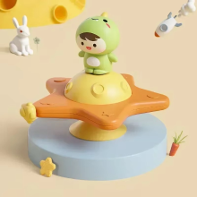 Mijn Hummeltje Suction Spinner™ – Samen zonder strijd – Draaispeeltje Dinosaur | Educatief Speelgoed