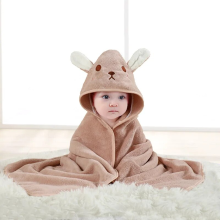 Mijn Hummeltje Mini Fashion™   Leuke Dieren Cartoons    Kinder Badhanddoek Konijn / One Size | Educatief Speelgoed