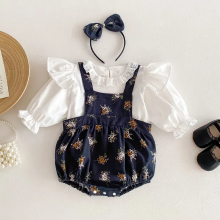 Mijn Hummeltje Mini Fashion™   Schattige Prinsessen Look   3 Delige Set Donkerblauw / 100 (3 jaar) | Educatief Speelgoed