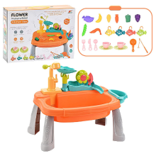Mijn Hummeltje SinkPlay – Fantasie & Ontwikkeling – 2 in 1 Speelgootsteen & Visspel Oranje | Educatief Speelgoed