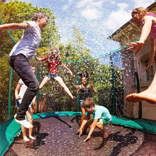 Mijn Hummeltje Trampoline Sprinklers™   Waterpret op de trampoline   Watersproeier 12 meter | Educatief Speelgoed