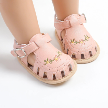 Mijn Hummeltje TinyPetals – Comfort & Stijl – Baby Sandalen met Bloemenborduursel Roze / 13 (12 18 Maanden) | Educatief Speelgoed