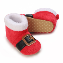 Mijn Hummeltje Mini Fashion™   Kerst Kinder Pantoffels Rood Wit   Band / 22 (6 12 maanden) | Educatief Speelgoed