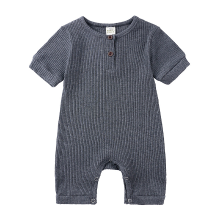 Mijn Hummeltje Mini Fashion™   Luchtig & Ademend   Baby Romper Donker Grijs / 60 (0 3 maanden) | Educatief Speelgoed
