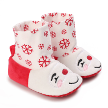Mijn Hummeltje Mini Fashion™   Kerst Kinder Pantoffels Wit Rood / 21 (0 6 maanden) | Educatief Speelgoed