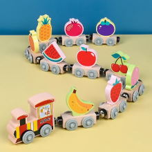Mijn Hummeltje Tiny Express™ – Kleuren & Vormen   Houten Treinspeelgoed Fruit 2 | Educatief Speelgoed