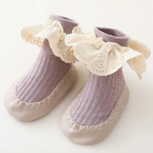 Mijn Hummeltje Mini Fashion™   Schattig & Veilig   Baby Sokschoentjes Paars / 1 (0 6 maanden) | Educatief Speelgoed