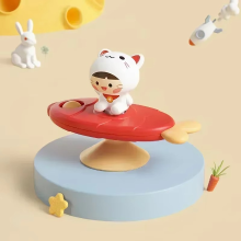 Mijn Hummeltje Suction Spinner™ – Samen zonder strijd – Draaispeeltje Kat | Educatief Speelgoed