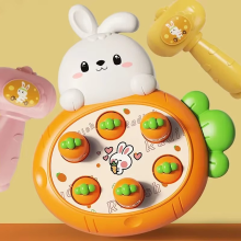 Mijn Hummeltje Colorful Montessori Play Set™   Creatief & Leuk   Hamertje Tik Oranje konijn | Educatief Speelgoed