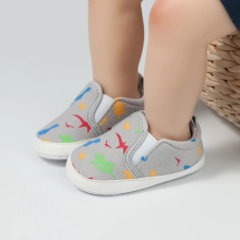Mijn Hummeltje TinySteps – Veilig & Speels – Baby Slip On Antislip Sneakers Grijs / 18 (12 – 18 maanden / 12.5–13 Cm) | Educatief Speelgoed
