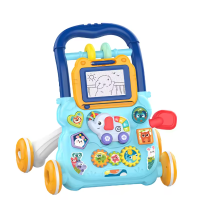 Mijn Hummeltje BabyWalker – Leren & Spelen – Loopwagen met Activiteitenpaneel Blauw | Educatief Speelgoed