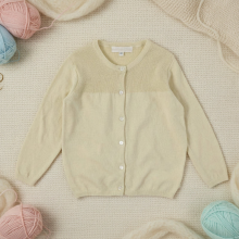 Mijn Hummeltje Knitwear Set – Elegant & Comfy – Zacht Gebreid Vest Crème vest / 130 (8–9 jaar) | Educatief Speelgoed