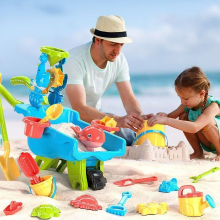 Mijn Hummeltje BeachFun – Ontdekkend & Leuk – Zand & Strand Kruiwagen Set | Educatief Speelgoed