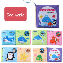 Mijn Hummeltje Soft Tail Book™ – Zachte Staartpret – Sensorisch Dieren Babyboekje Zee Wereld Klein | Educatief Speelgoed