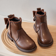 Mijn Hummeltje Mini Fashion – Comfort & Stijl – Leren Enkellaarsjes Bruin / 24 (2.5 – 3 Jaar / 15.2 Cm) | Educatief Speelgoed