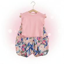 Mijn Hummeltje Sleeveless Tops & Pants – Zacht & Stijlvol – Kinder Kleding Zomer Set Roze / 100 (2–3 jaar) | Educatief Speelgoed