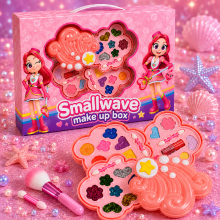 Mijn Hummeltje Make Up Playset™   Veilig & Stimuleer Creativiteit   Magische Make up Small Wave Make updoos | Educatief Speelgoed