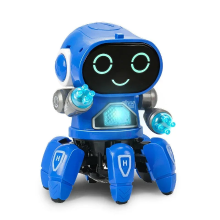 Mijn Hummeltje Dancing Spin Robot™   Lichtjes en Dansjes   Speelgoedrobot Klauw Blauw | Educatief Speelgoed