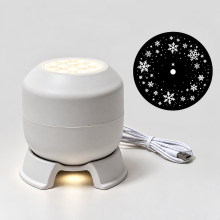 Mijn Hummeltje FrostyLight – Magisch & Sfeervol – Roterende Projectorlamp (Kerst & Halloween) Sneeuwvlokken | Educatief Speelgoed