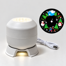 Mijn Hummeltje FrostyLight – Magisch & Sfeervol – Roterende Projectorlamp (Kerst & Halloween) Kerstmis | Educatief Speelgoed