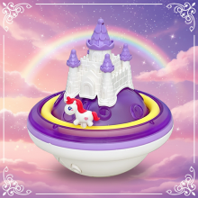 Mijn Hummeltje SpalshCastle – Magisch & Interactief – Drijvend Unicorn Kasteel Speelset Paars | Educatief Speelgoed