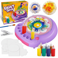 Mijn Hummeltje SpinArt – Creatief & Educatief – DIY Verf Spinmachine Paars | Educatief Speelgoed