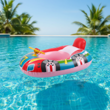 Mijn Hummeltje SplashFun – Waterpret & Actie – Opblaasbare Raceboot Zwemband Roze | Educatief Speelgoed