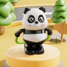 Mijn Hummeltje PandaPlay – Leuk  & Actief – Opwindbaar Panda Speeltje Springtouw | Educatief Speelgoed