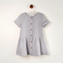 Mijn Hummeltje LunaDress – Elegant & Luchtig – Kinder Jurk met A Lijn Pasvorm Stofachtig Paars / 130 (6–7 jaar) | Educatief Speelgoed