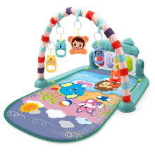 Mijn Hummeltje Musical Arch™ – Klanken & Kleuren – Baby Gym Strand Dieren Blauw | Educatief Speelgoed