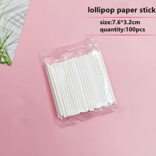 Mijn Hummeltje SweetPop – Bewust Trakteren – Siliconen Lollymallen Set Papieren stokjes (100 stuks) | Educatief Speelgoed
