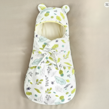 Mijn Hummeltje SnuggleBear – Comfort & Gemak – Katoenen babywikkeldeken voor inbakering Ananas & Bladeren | Educatief Speelgoed