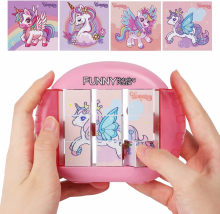 Mijn Hummeltje Twisty Puzzle™   Eindeloos Puzzelplezier   Draaipuzzel Eenhoorn 9 vlakjes | Educatief Speelgoed