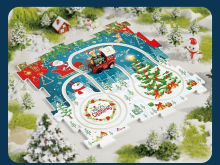 Mijn Hummeltje DIY Xmas Train Track™   Bouw je eigen kerstwonderland   Kerst Trein puzzel 5 stukken | Educatief Speelgoed