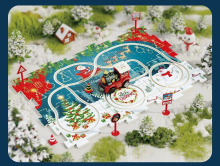 Mijn Hummeltje DIY Xmas Train Track™   Bouw je eigen kerstwonderland   Kerst Trein puzzel 13 stukken | Educatief Speelgoed