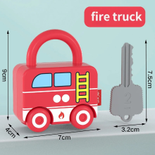 Mijn Hummeltje Puzzle Locks™ – Speel & Leer – Montessori Speelgoed Brandweerwagen | Educatief Speelgoed