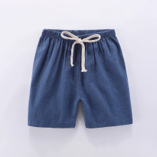 Mijn Hummeltje Mini Fashion™   Sneldrogend Materiaal   Katoen linnen Short Donkerblauw / 104 (4 jaar) | Educatief Speelgoed