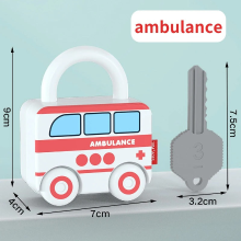Mijn Hummeltje Puzzle Locks™ – Speel & Leer – Montessori Speelgoed Ambulance | Educatief Speelgoed