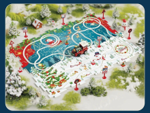 Mijn Hummeltje DIY Xmas Train Track™   Bouw je eigen kerstwonderland   Kerst Trein puzzel 25 stukken | Educatief Speelgoed