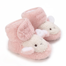 Mijn Hummeltje Mini Fashion™   Warm & Comfort   Dieren Schoentjes Roze   Schaap / 17 (6 12 maanden) | Educatief Speelgoed