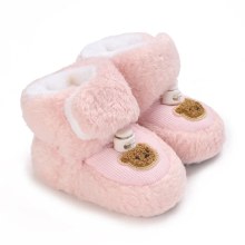 Mijn Hummeltje Mini Fashion™   Warm & Comfort   Dieren Schoentjes Roze   Beer / 18 (12 18 maanden) | Educatief Speelgoed