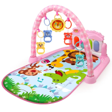 Mijn Hummeltje Musical Arch™ – Klanken & Kleuren – Baby Gym Dieren Roze | Educatief Speelgoed
